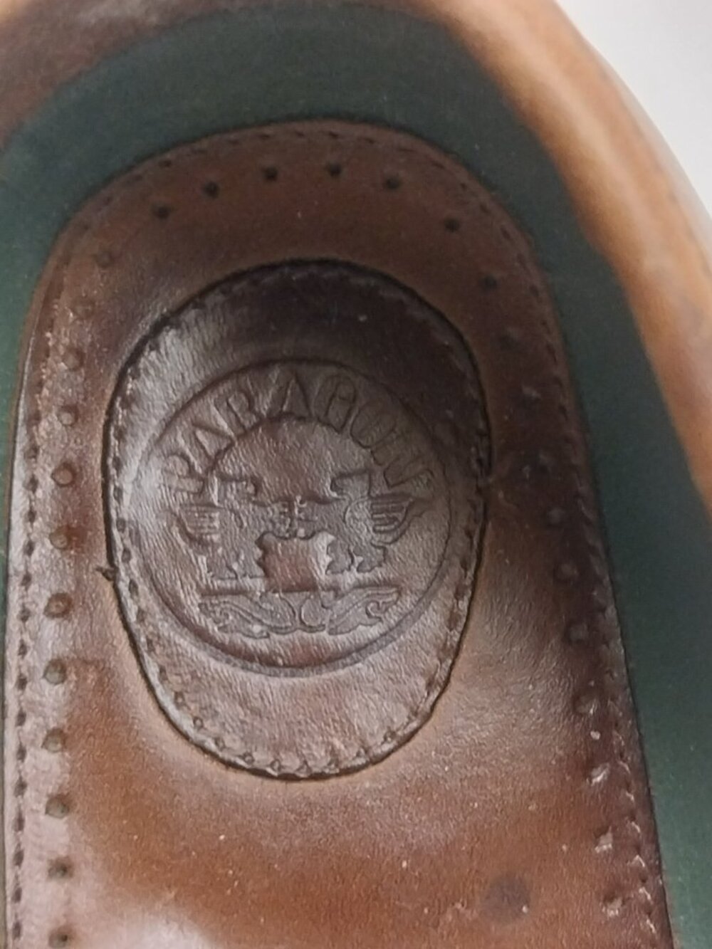 MENS PARAGON LEATHER LOAFERS SIZE 9 - Picture 8 of 13
